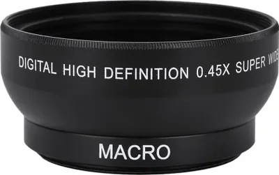 Produktbild von 0.45X Vergrößerung High Definition Weitwinkelobjektiv für 49mm Mount Kamera