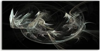 Produktbild von Coloray Acrylbild 140x70  Wandbild Acrylbilder digitales fraktales Impressionismus