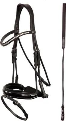 Immagine prodotto di Briglia snaffle ANKY ATH16003 con redini nere
