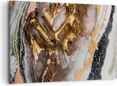 Produktbild von Bild auf Leinwand - Leinwandbild - Einteilig - Abstraktion Marmor Textur - 120x80cm - Wand Bild - Wanddeko - Wandbilder - Leinwanddruck - Bilder - Wanddekoration - Leinwand bilder - AA120x80-4549