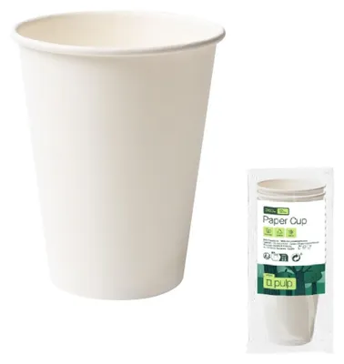 Papierbecher für heiße & kalte Getränke, 12 Stück, 100 ml