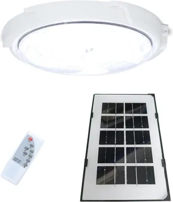 Immagine prodotto di Plafoniera solare a LED da 100 W per interni con telecomando