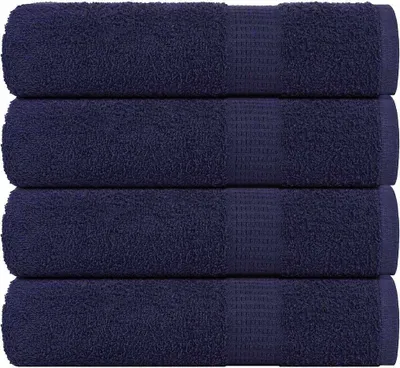 Produktbild von Duschtücher FROGN 4 Stk. Marineblau 70x140 cm 360 g/m²