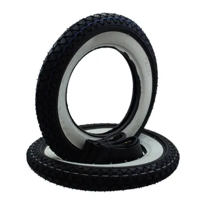Obrázek produktu pro Sada pneumatik 2x Kenda K333 3.50-10 51J TT + duše pro Vespa PX Ape