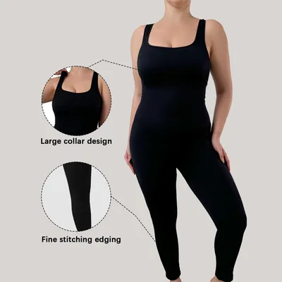 Produktbild von Body Shaper Damen Bauchweg Shapewear Stark Formend Full Miederbody -Schwarz-XL