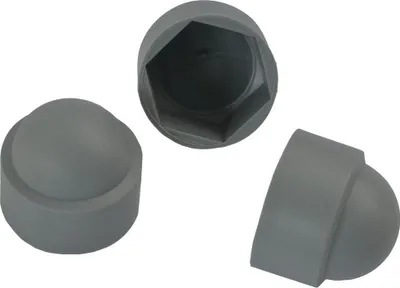 Produktbild von 100 Stück Sechskant Schutzkappe M8 - Schlüsselweite 13mm, Farbe grau - Abdeckkappe