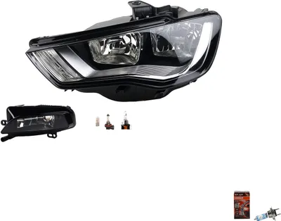 Zdjęcie produktu dla Johns, reflektory + Osram Night Breaker Laser pasuje do Audi A3 8V od 04/2012-5 Li 8V0941003 8V0941699D