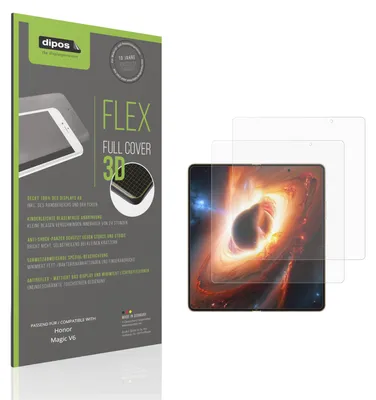 Obrázek produktu pro 2x Ochranná fólie s plným pokrytím, matná, pro vnitřní stranu Honor Magic V6, pancéřová fólie, proti nárazům