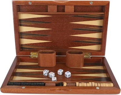 Imagen del producto de Juego de backgammon, juego de mesa clásico