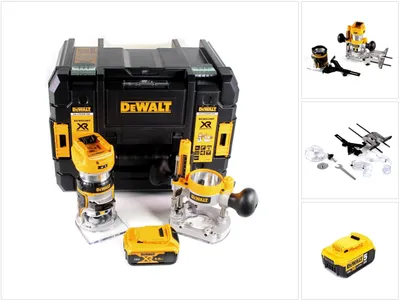 Zdjęcie produktu dla Glebogryzarka akumulatorowa DeWalt DCW 604 NT 18V 55mm + 1x akumulator 5,0 Ah w zestawie TSTAK - bez ładowarki