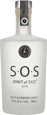 Produktbild von SOS Spirit of Sylt Gin 41% Vol. 0,7l