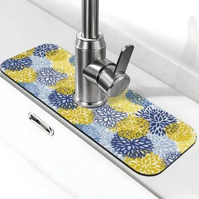 Immagine prodotto di Tappetino assorbente per cucina e bagno 15" x 5,5" - Superassorbente - Asciugatura rapida - Gootsteengadget