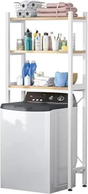 Produktbild von Famanu Waschtisch Umbauelement - Waschmaschinenmöbel - Waschmaschinenkasten - Weiß