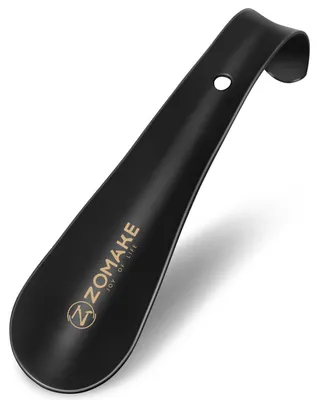 Immagine prodotto di Calzascarpe in metallo, corto, 16 cm, nero, con gancio per appendere