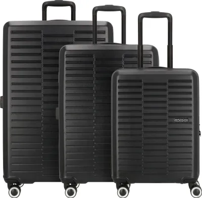 Produktbild von American Tourister Sunset Hills Trolley Set A Black schwarz 76cm