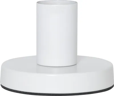 Immagine prodotto di Base per lampada "Glans" con attacco E27, metallo, bianco opaco, H 8,5 cm