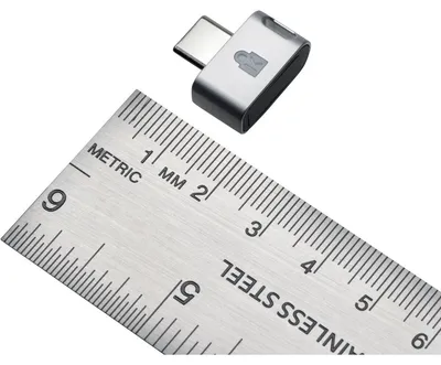 Produktbild von Kensington VeriMark Guard USB-C Fingerprint Security Key - FIDO2, WebAuthn/CTAP2, & FIDO U2F, 40 g, 40 g, 80 mm, 20 mm, 134 mm, Grau
