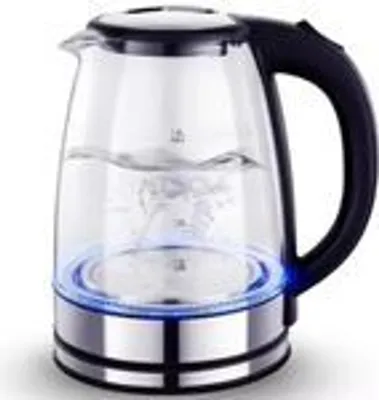 Produktbild von Glas Wasserkocher LED Edelstahl Teekocher 1,7L 2200W BPA frei Glaswasserkocher