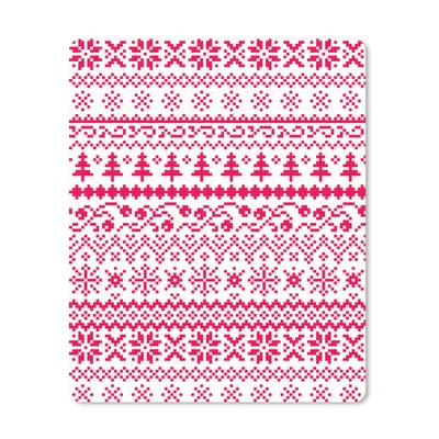 Produktbild von MuchoWow® Mauspad Mousepad Weihnachten - Muster - Baum 30x40 cm - Mousepads - Maus Mat - Pad - Mausunterlage - Mausmatten