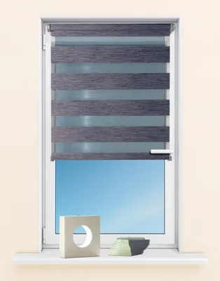 Produktbild von Doppelrollo 40x160cm anthrazit