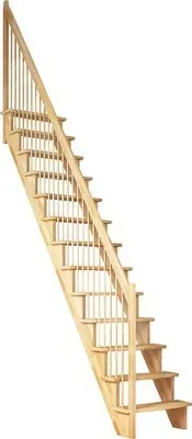 Produktbild von Pertura Wangentreppe Filia Buche Leimholz Ohne Setzstufen Seitenwange buche gerade 65 cm 12 Stufen / 13 Steigungen Stabg