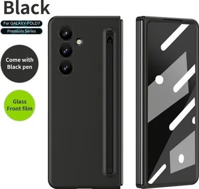 Immagine prodotto di Custodia per Samsung Galaxy Z Fold 7 antiurto e antigraffio con penna touch e protezione dello schermo Nero