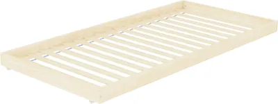 Produktbild von Holzausziehbett SLEEP auf Rollen für unter das Bett 80x190 cm (unter das Bett 80x200 cm) Unlackiert