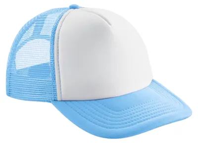 Obrázok produktu pre Beechfield - Trucker Cap Snapback FK3195 (jednotná veľkosť) (nebesky modrá/biela)