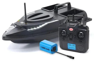 Zdjęcie produktu dla Łódka Zanętowa iUni V700, 2 Pojemnikami, Pojemność 1.5 kg, 500m, 12000mAh, 5.4km/h, Zdalne sterowanie 2.4GHz