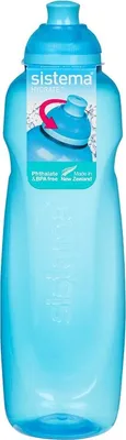 Obrázek produktu pro Sistema® Hydrate™ Láhev Helix Squeeze Twist ‘n’ Sip 600 ml, modrá