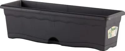 Produktbild von Pflanzgefäß mit Platte Plastiken Anthrazit Anthrazit Polypropylen 50 x 20 cm
