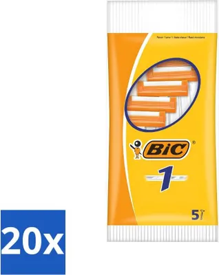 Produktbild von Bic – Rasierklingen – Einzelklinge – Einwegklingen – 5 Rasierklingen - Vorteilspack - 20 Stücke