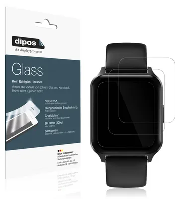 Obrázek produktu pro 2x ochranná fólie pro chytré hodinky Touchelex 1,52" - anti-shock 9H fólie dipos Glass plastové sklo