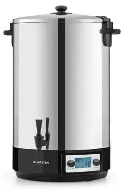 Zdjęcie produktu dla KlarsteinKonfiStar 50 Digital, garnek do pasteryzacji, dozownik napojów, 50 l, 100°C, 180 min, 2500 W