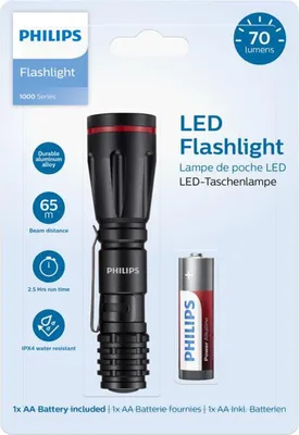 Produktbild von Philips Flashlight LED Taschenlampe 70 Lumen IPX4