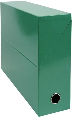 Image de EXACOMPTA Boîte d'archives Iderama Carton 90 mm vert foncé