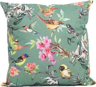 Produktbild von Anna's Collection Outdoor-Kissen - Vogel - dunkelgrun - 60 x 60 cm