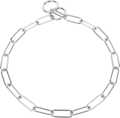 Produktbild von Sprenger Halskette, langgliedrig - Stahl verchromt, 2,0 mm, 49 cm