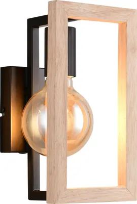 Obrázok produktu pre Reality Leuchten Nástenná lampa BANO BH 13x25 cm čierna Nástenná lampa