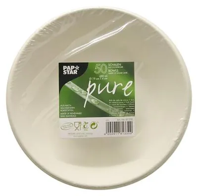 Zdjęcie produktu dla Miski, cukier trzcinowy "czysty" 680 ml Ø 19 cm - 4 cm biały