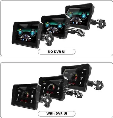 Immagine prodotto di Navigazione per motociclette - Impermeabile IPX7 - Touchscreen portatile con Bluetooth