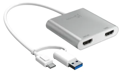 Zdjęcie produktu dla j5create JCA365, 3.2 Gen 1 (3.1 Gen 1), USB Typu-A, USB Type-C, Wyjście HDMI, 3840 x 2160 px