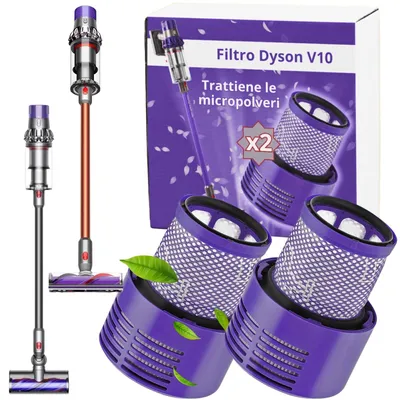 2er-Set waschbare Filter für Dyson V10/SV12/SV27