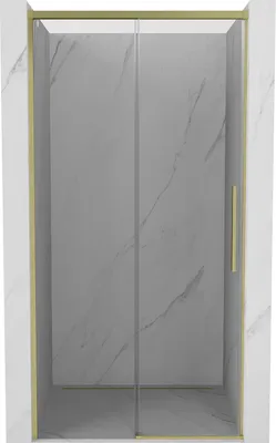 Image de Mexen Rox Portes coulissantes pour la douche 115 cm, transparent, or brossé - 8C2-115-000-55-00