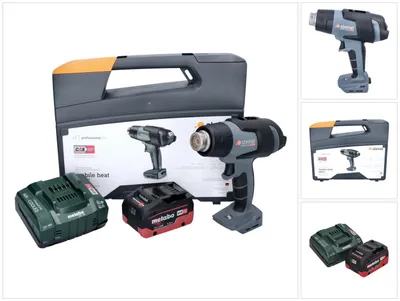 Zdjęcie produktu dla STEINEL MH5, Pistolet na gorące powietrze, Uchwyt pistoletowy, LCD, Oczko, Czarny, Szary, 300 l/min