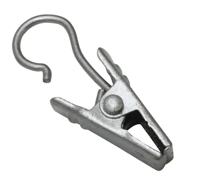 Produktbild von Gardinia Clipshaken Metall silber-matt cm