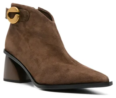 Zdjęcie produktu dla Botki damskie Sergio Moretti, model SMR6585-26126BRW, kolor: brązowy, rozmiar: 40