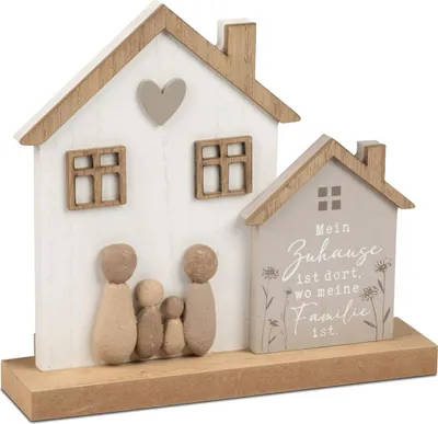 Immagine prodotto di formano decorazione casa famiglia casa famiglia in legno con tavolo di dire decorazione e idea regalo