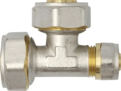Produktbild von Klemmring Schraubfitting T-Stück reduziert 26x26x16 mm Verbundrohr