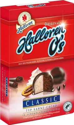 Produktbild von Halloren Original Halloren O´s Sahne-Cacao Packung 125g